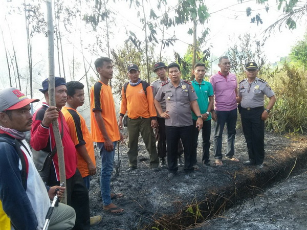 Bakar Lahan, Oknum PNS Diamankan Polsek Tapung